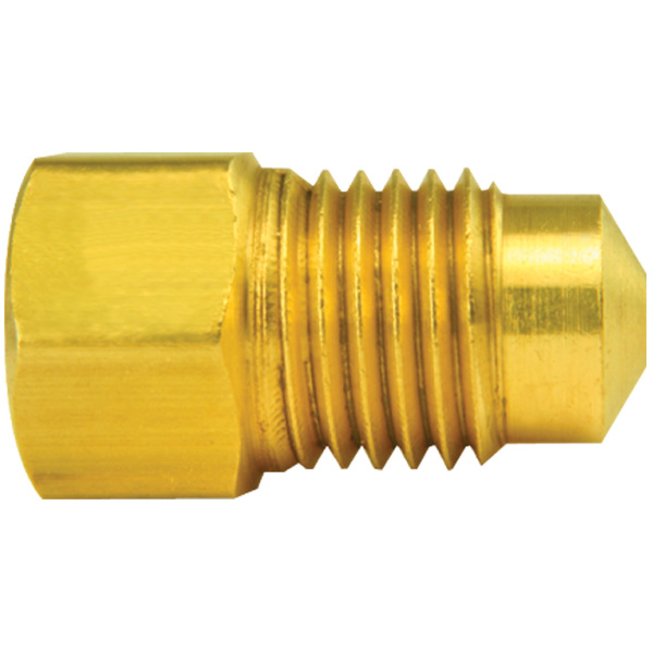 Ags Brass Adapter, Female(3/8-24 Inverted), Male(M13x1.5 Bubble), 10/bag BLF-34